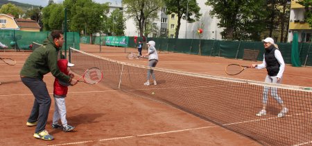 Tennis-Familie