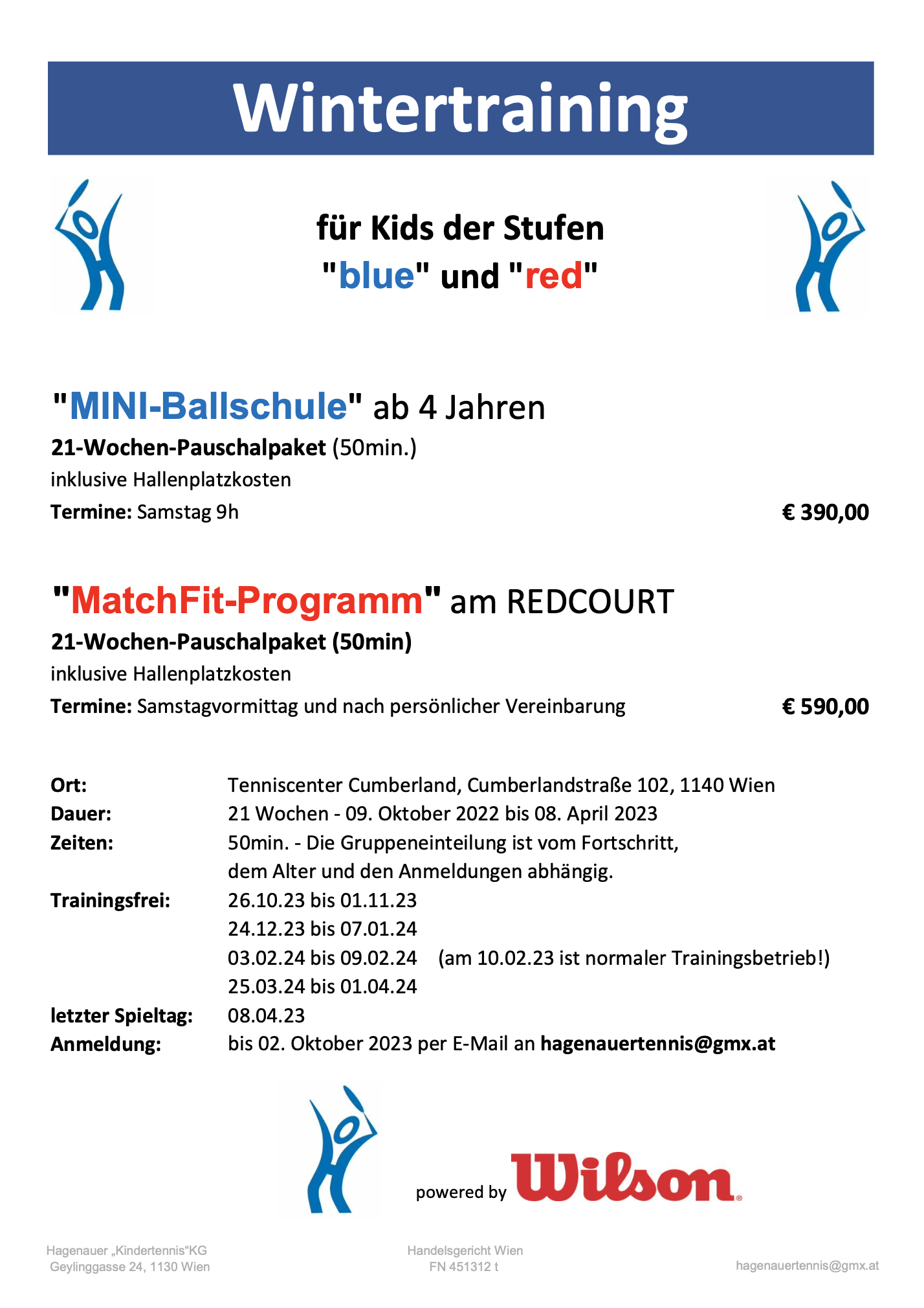 Spezialangebot für Kinder Winter 2023/24