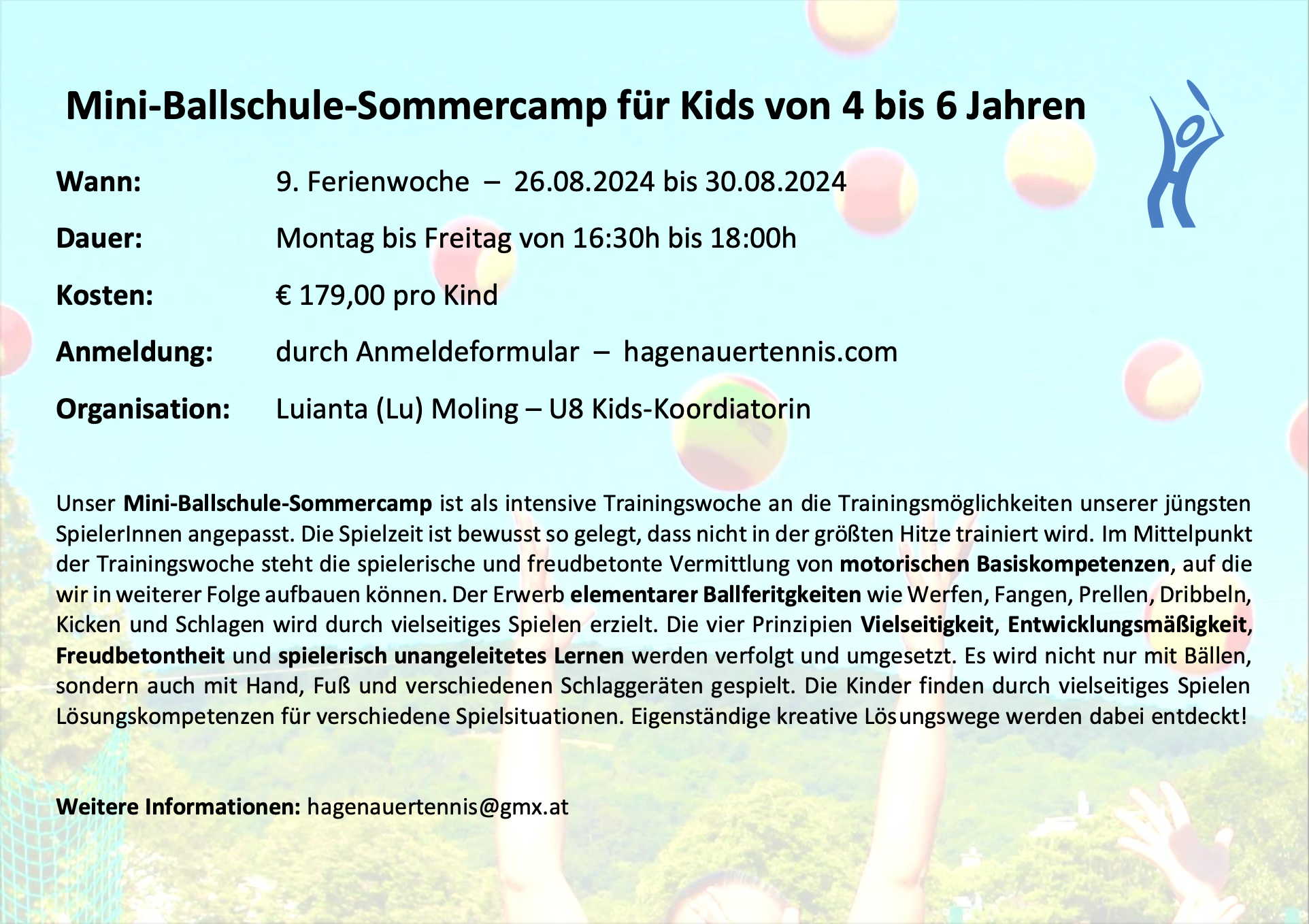 Angebot Mini-Ballschule-Sommercamp 2024